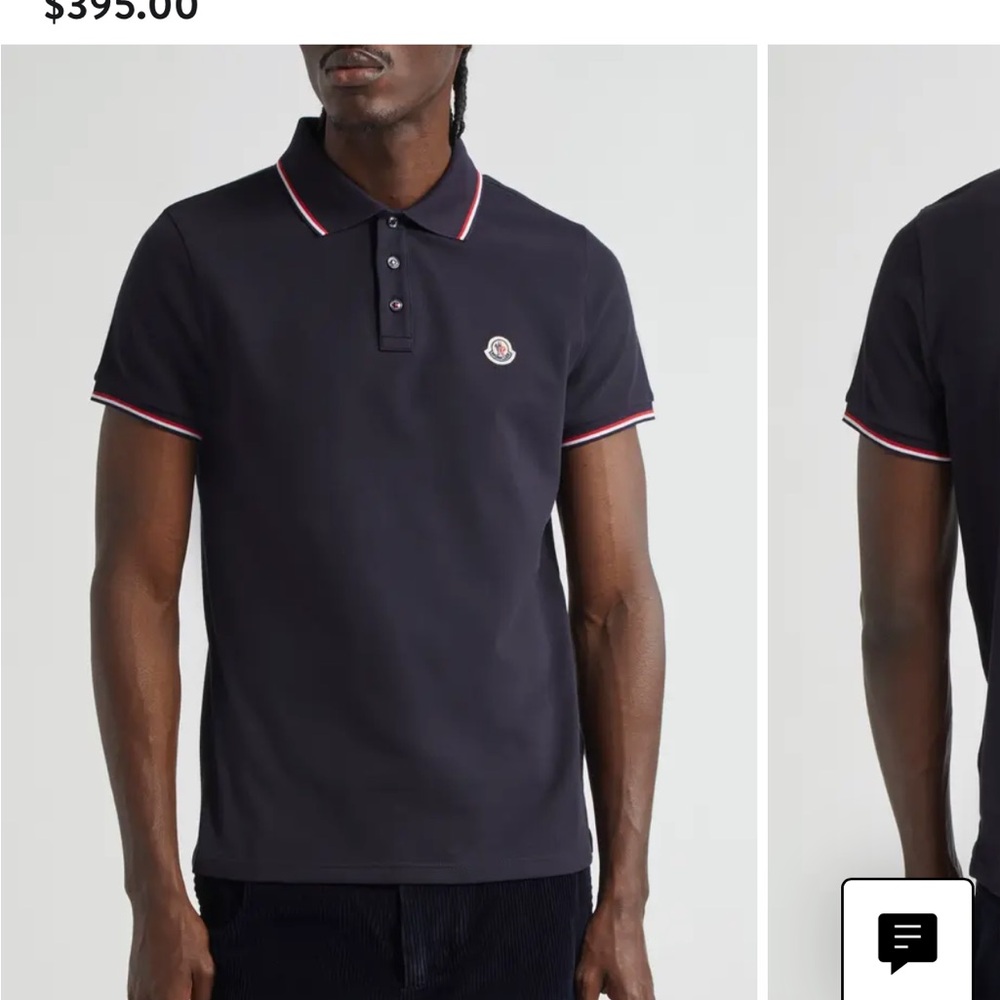 Navy Polo Shirt with Logo - Picture 3 of 3